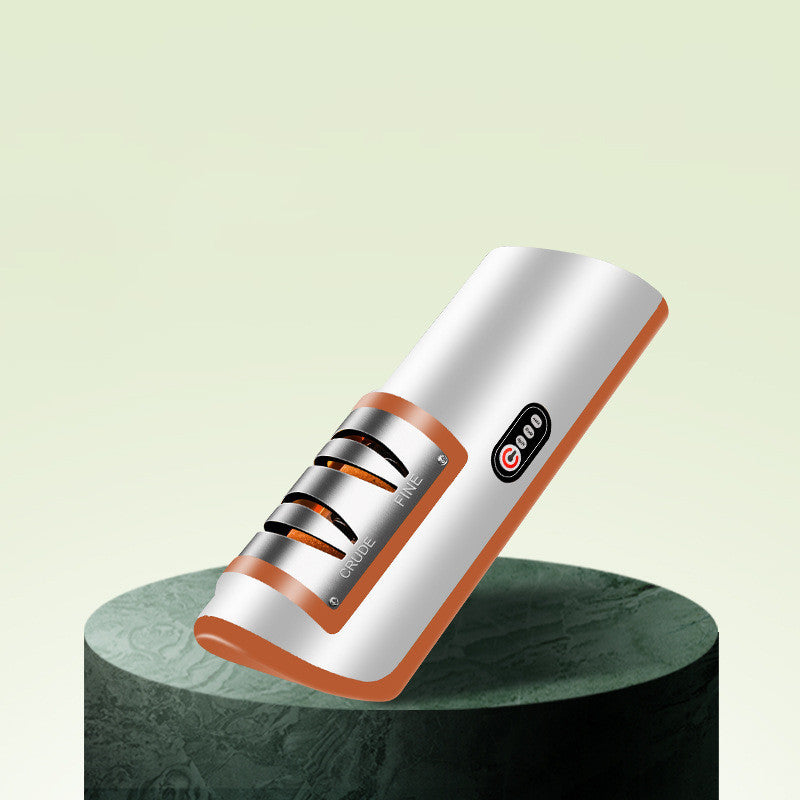 USB Electric Knife Sharpener – Fast, Adjustable & Rechargeable