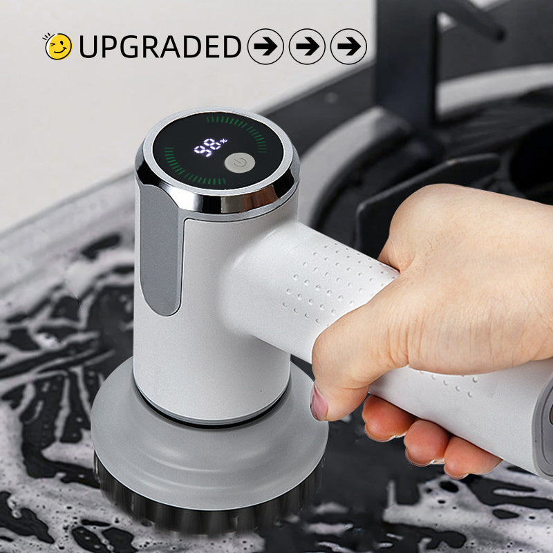 Smart Electric Cleaning Brush – Waterproof & Wireless with Display
