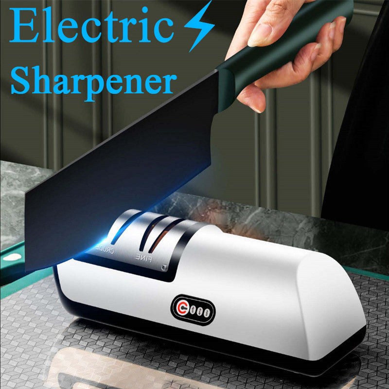 USB Electric Knife Sharpener – Fast, Adjustable & Rechargeable