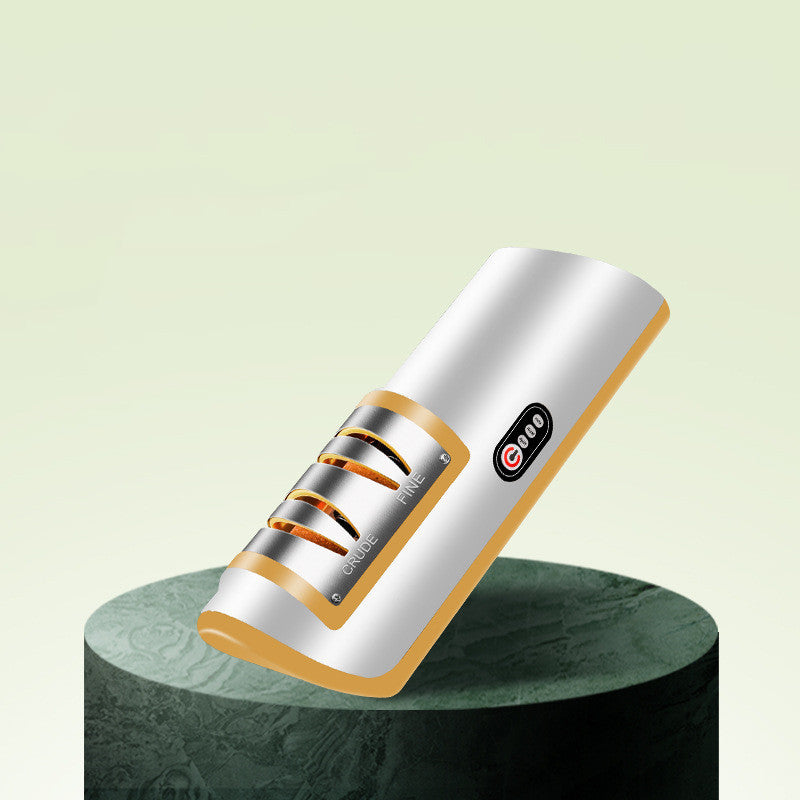 USB Electric Knife Sharpener – Fast, Adjustable & Rechargeable
