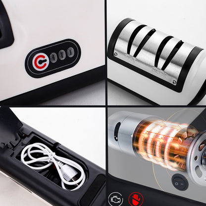 USB Electric Knife Sharpener – Fast, Adjustable & Rechargeable