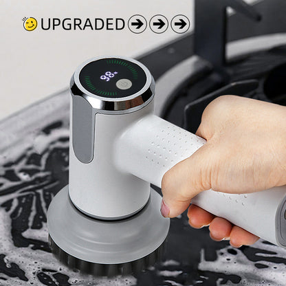 Smart Electric Cleaning Brush – Waterproof & Wireless with Display