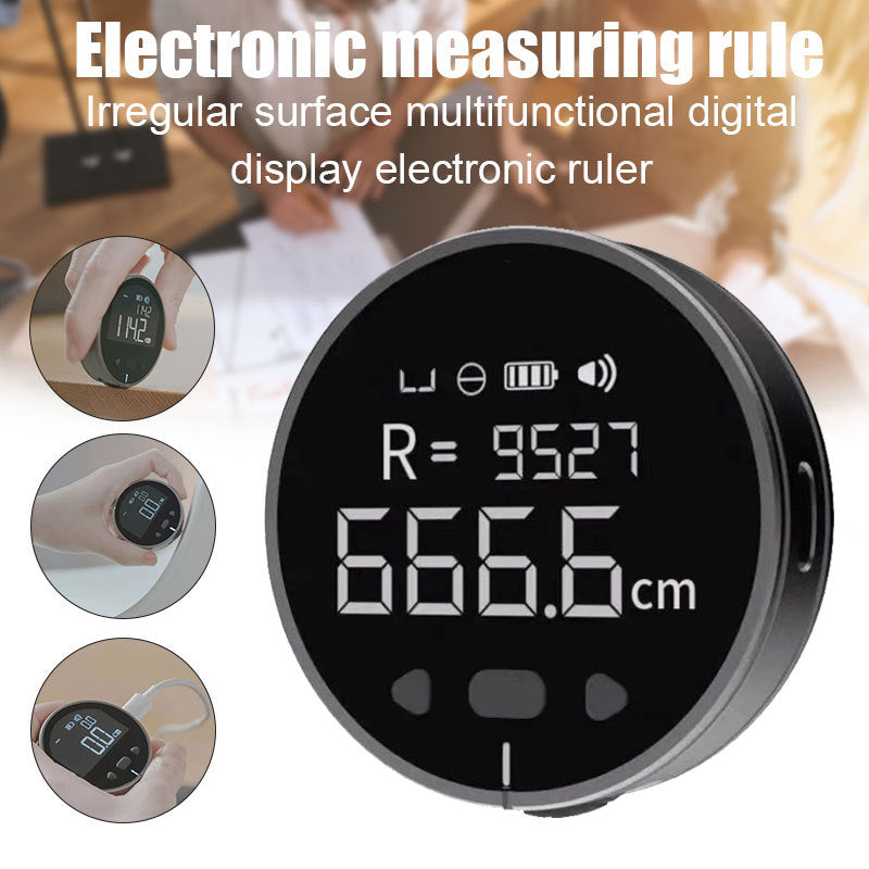 Digital Measuring Ruler – High-Precision Electronic Tape with LCD Display