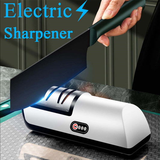 USB Electric Knife Sharpener – Fast, Adjustable & Rechargeable
